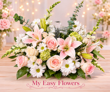 Load image into Gallery viewer, Crystal Cross Sympathy Arrangement