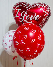 Load image into Gallery viewer, Balloons I Love Bqt and Teddy Bear
