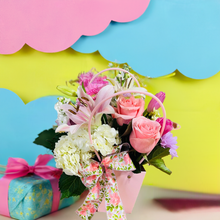 Load image into Gallery viewer, Floral Pink Tote Easter Edition