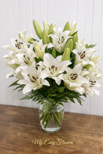 Load image into Gallery viewer, Elegant White Lily Arrangement