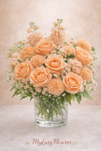 Load image into Gallery viewer, Peach Serenity Bouquet.- Available from July 7 to July 10.