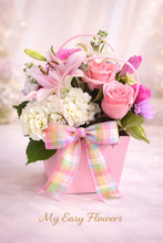 Load image into Gallery viewer, Floral Pink Tote Easter Edition