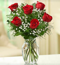 Load image into Gallery viewer, 6 Red Roses