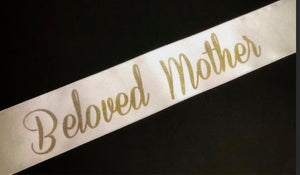 Funeral Banner Golden Letters