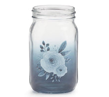 Load image into Gallery viewer, Sunflowers in blue floral vase
