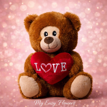 Load image into Gallery viewer, Smiling Valentine Bear
