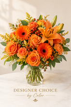 Load image into Gallery viewer, Orange Designer’s Choice Bouquet. - Available from Sep 11 to Sep 17
