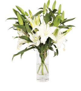 White lilies bouquet