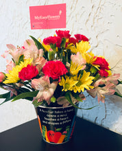 Load image into Gallery viewer, Best Teacher floral mix arrangement
