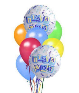 Welcome Baby boy or girl balloons bqt