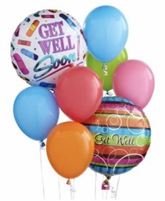 GET WELL BALLOON BOUQUET